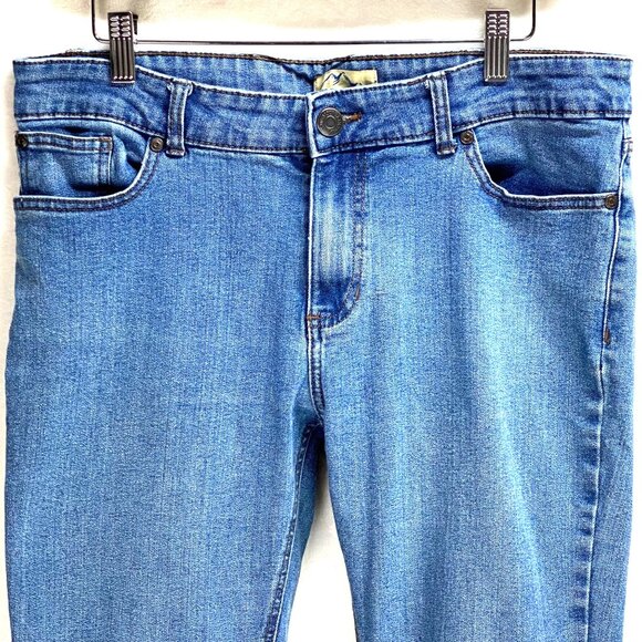 Blue Mountain Women's Denim Jeans Straight Leg Size 12 - Picture 5 of 6
